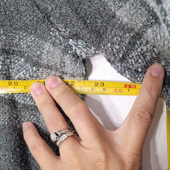 TanJay Women's Green Casual Plaid Flannel Collared Long Sleeve Button Shirt 12 - Picture 14 of 15